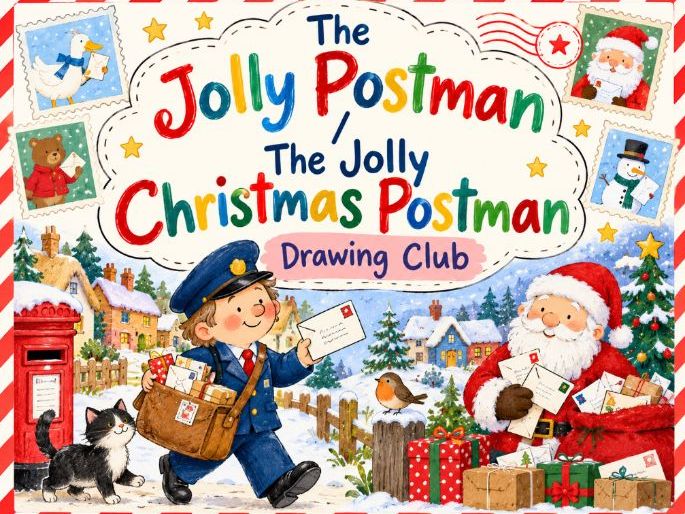 The Jolly Postman & The Jolly Christmas Postman – 2 Week Drawing Club Planning | Reception & Year 1