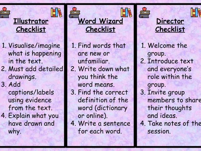 Reading Circles Success Criteria