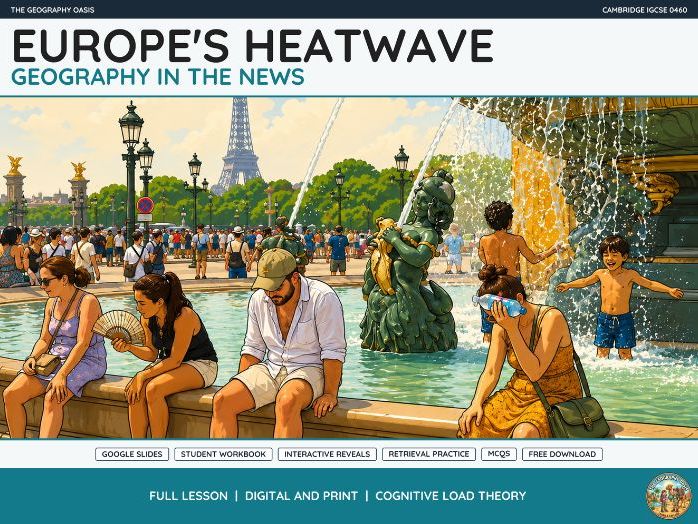 European Heatwave 2026 | FREE Current Events Geography Lesson