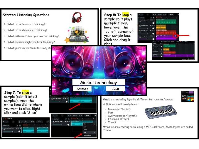 Beginners Guide to Music Technology - Full Scheme of Work for KS3