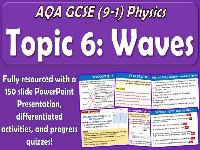 AQA GCSE (9-1) Physics Topic 6 Waves