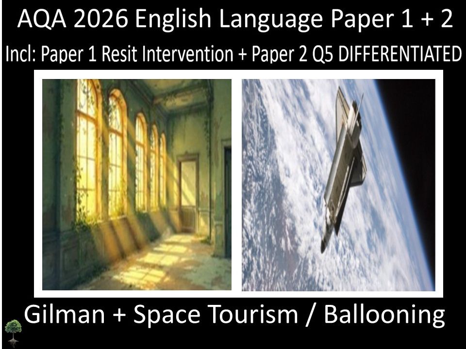 Two AQA 2026 English Language Paper 1+2 | Resit Intervention | Q5 Differentiated