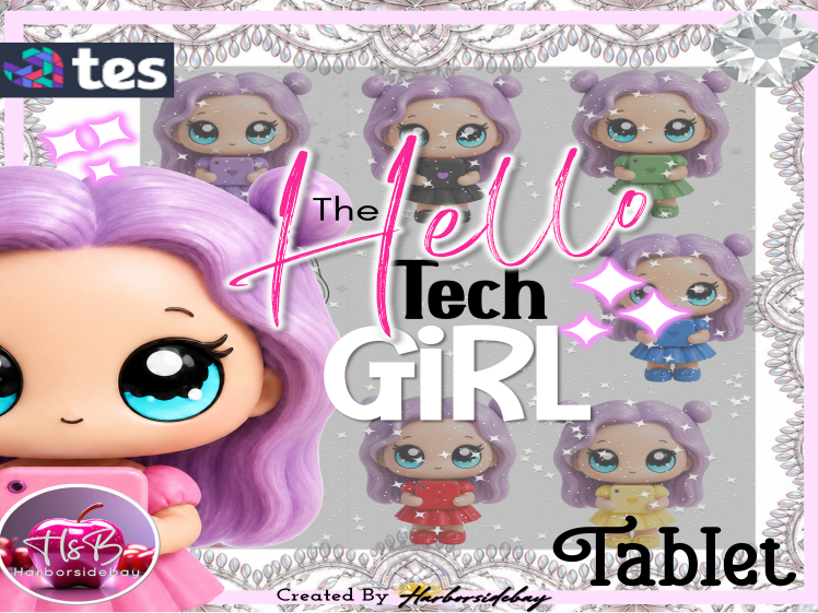 Hello Tech Girl | Clip Art For Arts Crafts Projects