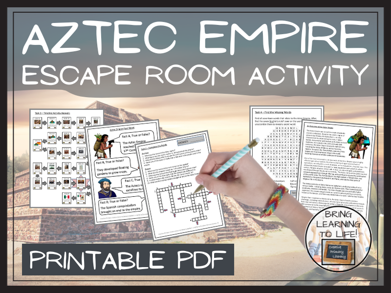 Aztec Empire Escape Room Activity