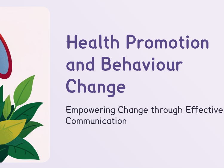 Health & Social Care - Health Promotion & Behaviour Change