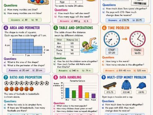 KS2 SATs Reasoning Questions and Answers Sheet 4