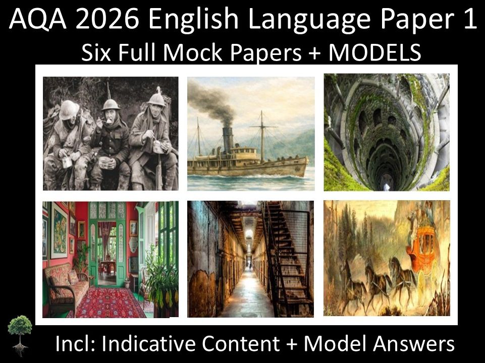 Six 2026 AQA English Language Paper 1 Mocks | Models