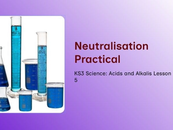 KS3 - Acids & Alkalis - Lesson 5 – Planning a Fair Test & Predicting Salts