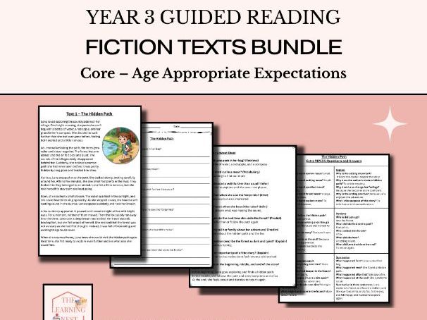 Year 3 Reading Comprehension / Guided Reading Texts - Fiction Mini Bundle