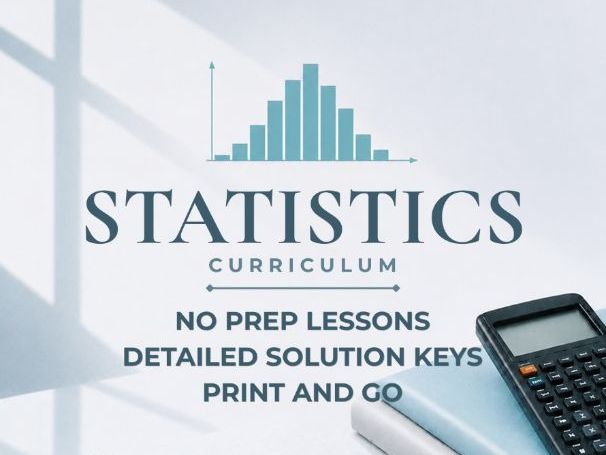 Secondary Maths Cover Work: Core Statistics Bundle
