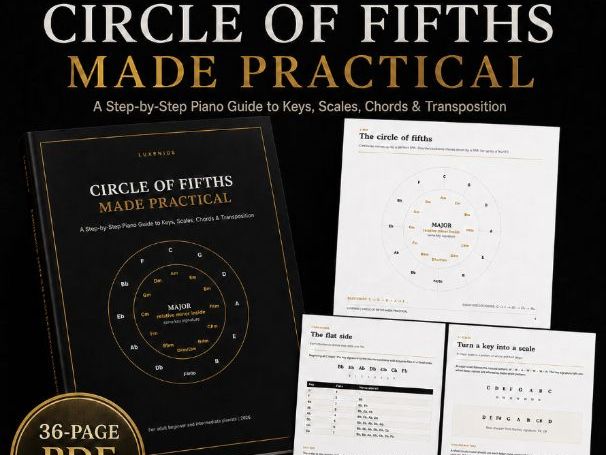 Circle of Fifths for Piano – Theory Guide