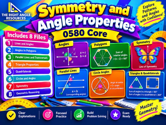 Symmetry & Angle Properties Complete Bundle | IGCSE 0580 Core