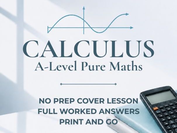 KS5 / A-Level Pure Maths Cover Lesson: The Integral Test & p-Series (No Prep)