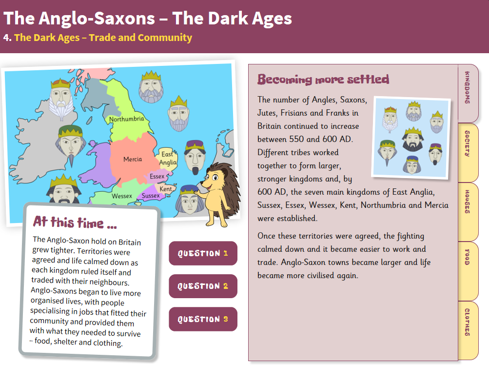 Trade and Community - Interactive Teaching Book - Anglo-Saxon Britain KS2