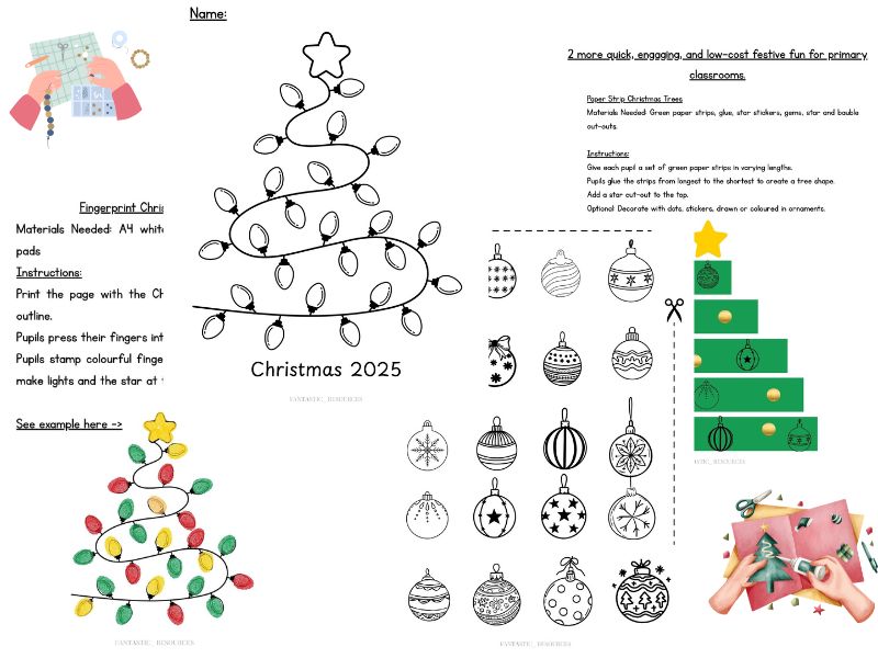Christmas Photo Craft Mega Pack: Personalised Baubles, Gingerbread Characters, Snowglobes, Keyrings