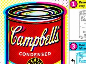 Andy Warhol soup tin
