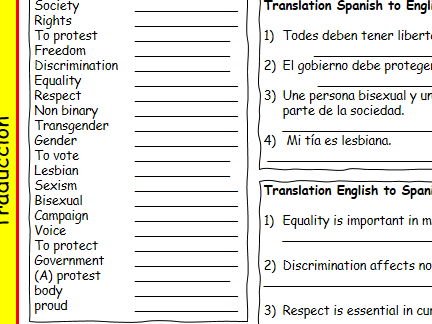 Inclusión / Igualdad / Derechos