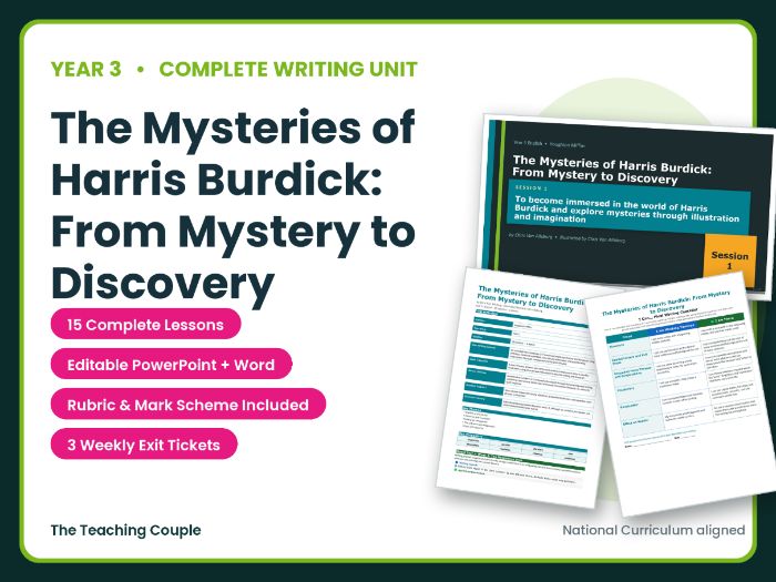 The Mysteries of Harris Burdick: From Mystery to Discovery | Year 3 English Unit