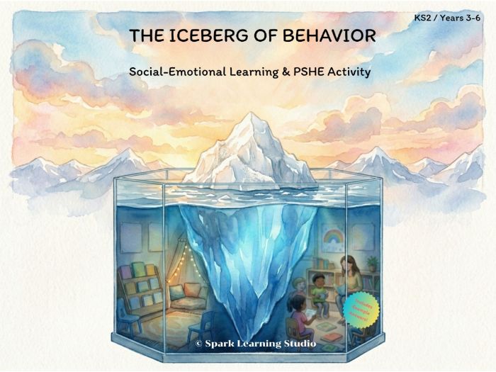 The Iceberg of Behavior - Social-Emotional Learning & PSHE Activity (KS2 / Years 3-6)