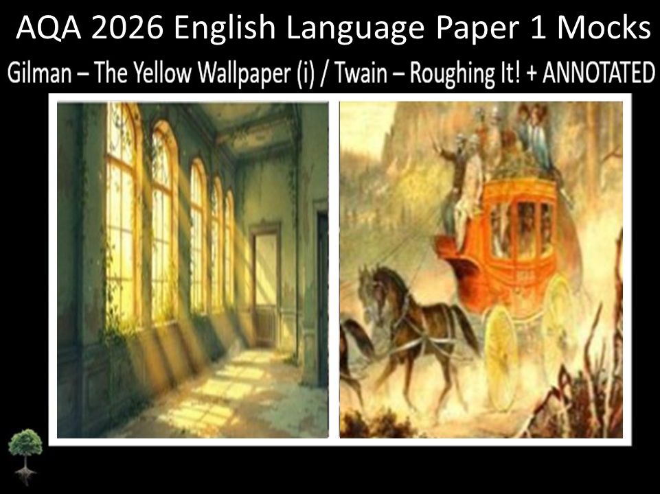 Two AQA 2026 English Language Paper 1 Mocks | ANNOTATED
