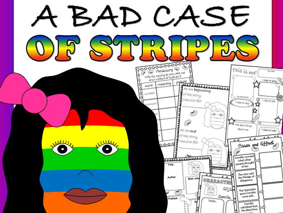 A Bad Case of Stripes book companion and craft