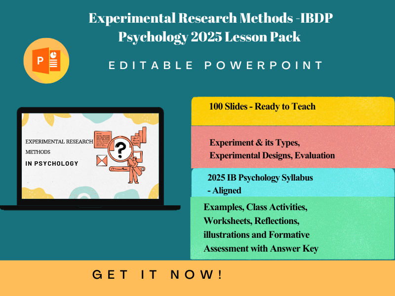 Experimental Method IB Psychology Lesson 2025