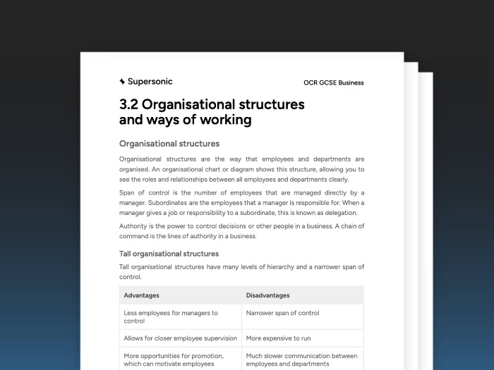OCR GCSE Business Complete Revision Notes | Paper 1 (Business Activity, Marketing and People)