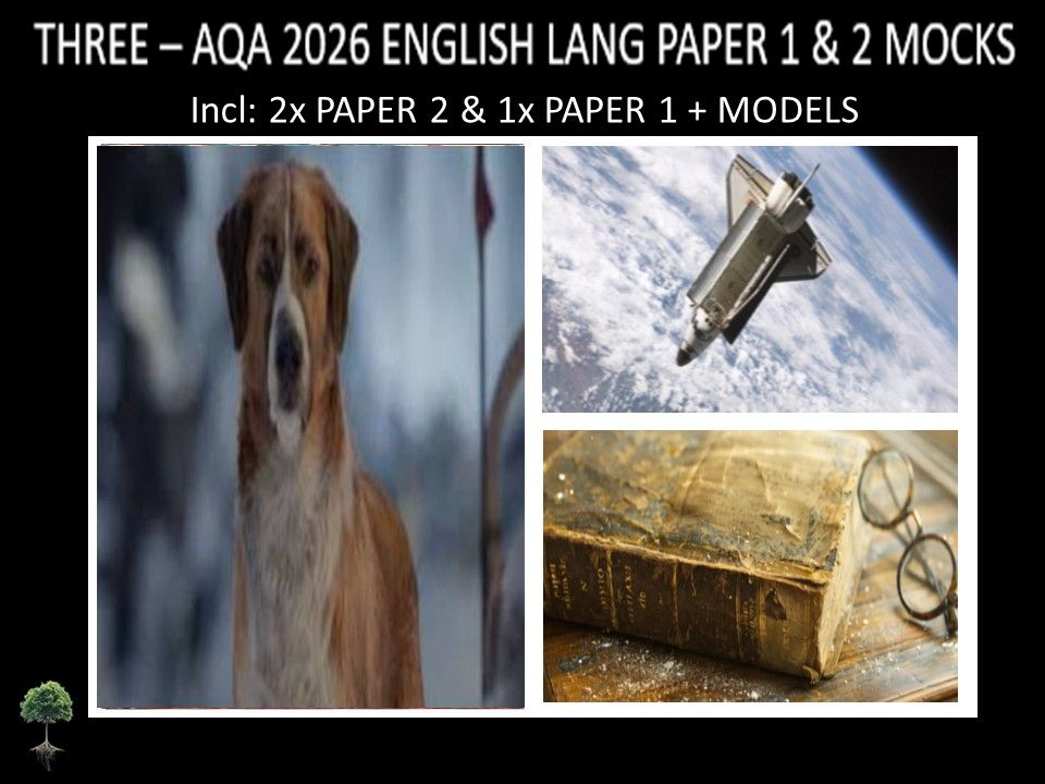 THREE - AQA PAPER 1 & 2 | 2026 FULL MOCKS | MODELS