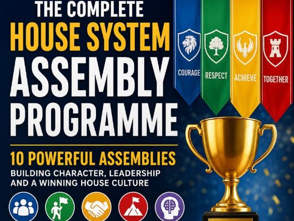 The Complete House System Assembly Programme – 10 Ready-to-Use Secondary School Assemblies