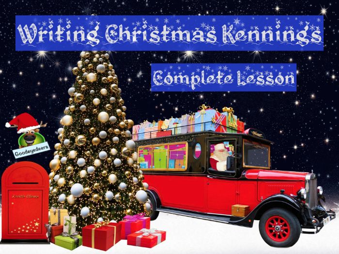 Christmas - PowerPoint Lesson - Writing  Cool Christmas Kennings