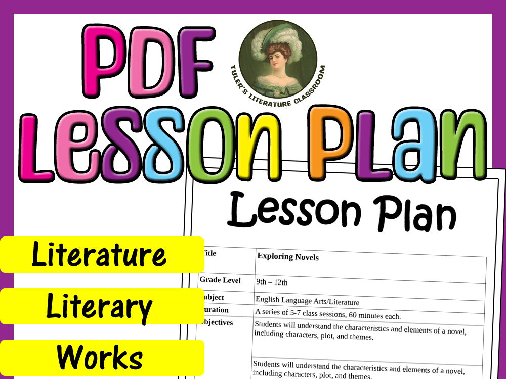 Literary Works & Research Skills : Editable Lesson Plan for High School