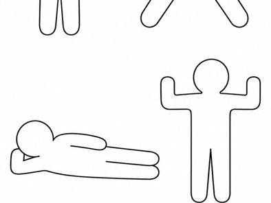 Meccha Chameleon Blank Outlines