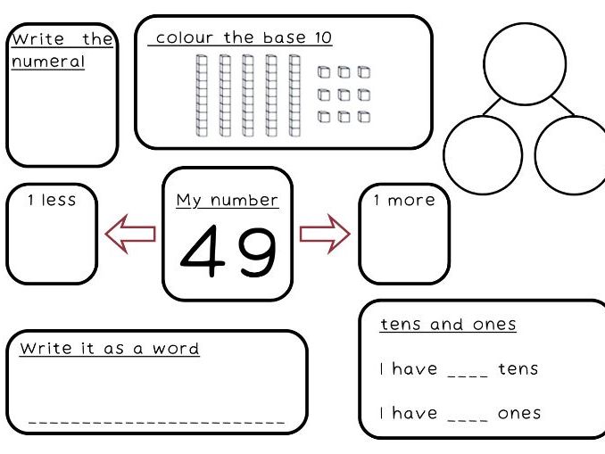 20-50 number sense mats