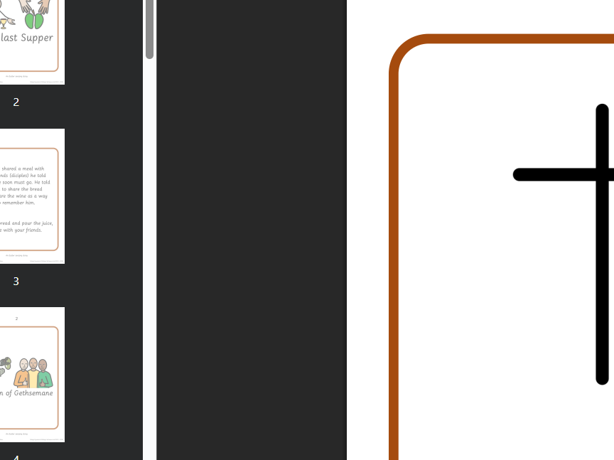 Easter experience a walk through story