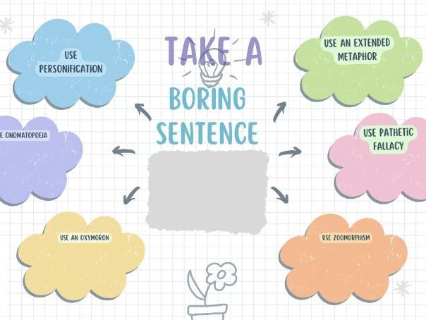 Differentiated Boring Sentences Bundle KS2/3