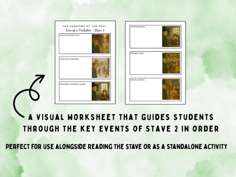GCSE - A Christmas Carol - Stave 2 (Note-Taking Resource Worksheet).