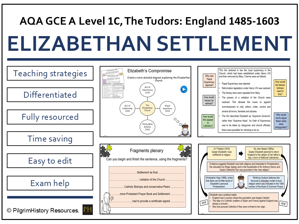 The Elizabethan Religious Settlement and its Impact | AQA A Level History