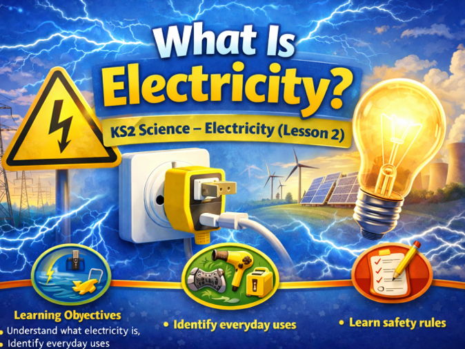 Electricity KS2 Science PowerPoint Lesson | Circuits & Safety