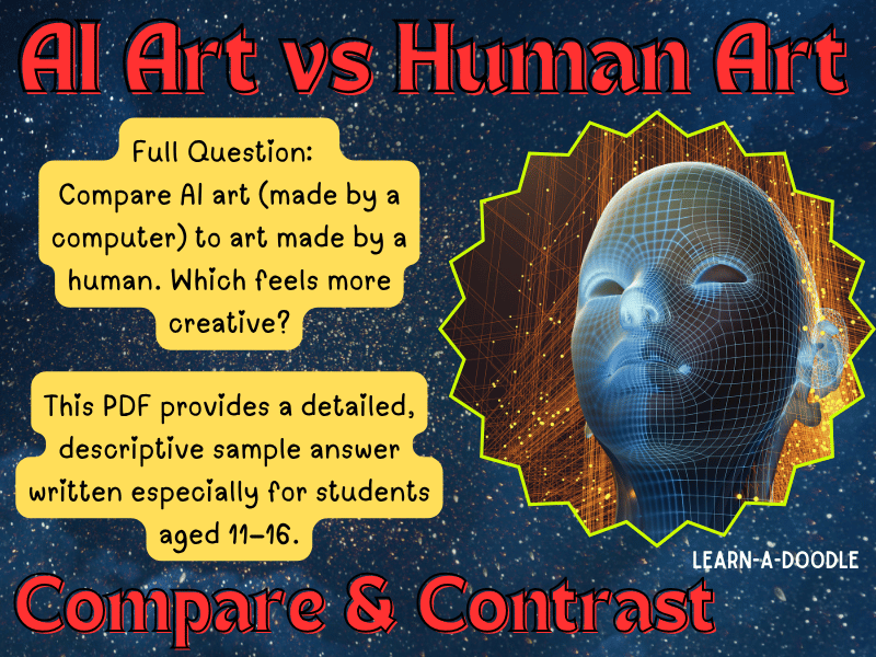 Compare & Contrast: AI Art vs Human Art – Which Feels More Creative? Sample
