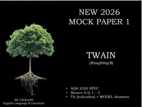 TWAIN - PAPER 1 | 2026 FULL MOCK | MODELS