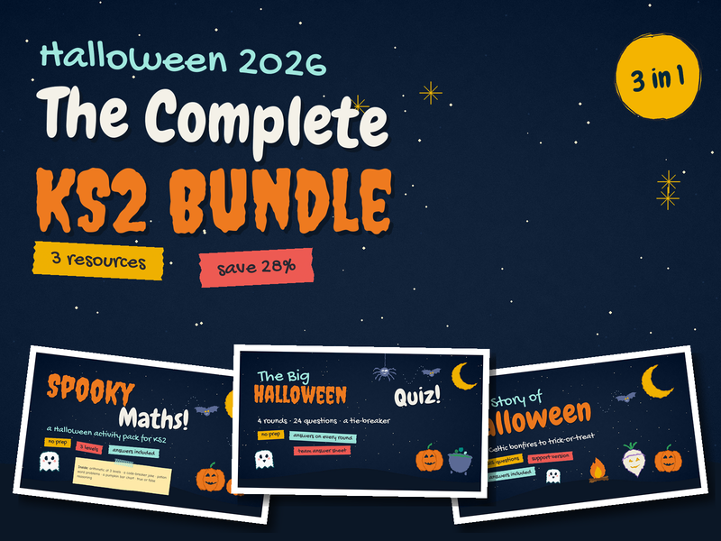 Halloween 2026: The Complete KS2 Classroom Bundle
