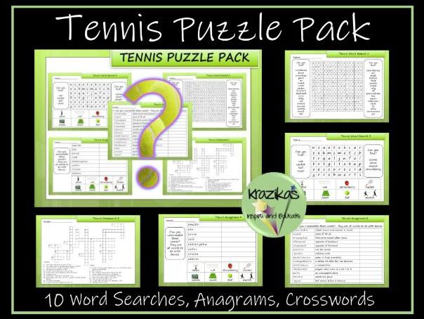 Wimbledon / Tennis Puzzle Pack