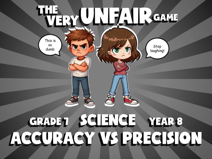 Accuracy vs Precision VERY UNFAIR GAME | No-Prep Year 8 Science Review Activity