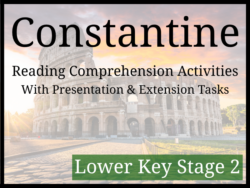 Constantine Reading Comprehension Activities | Year 3 & Year 4 | LKS2