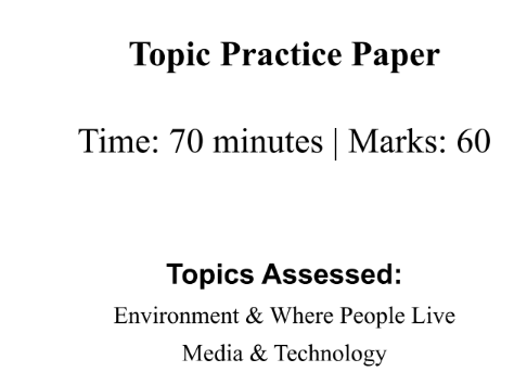 French GCSE- Environment and Media & Tech Reading Practice
