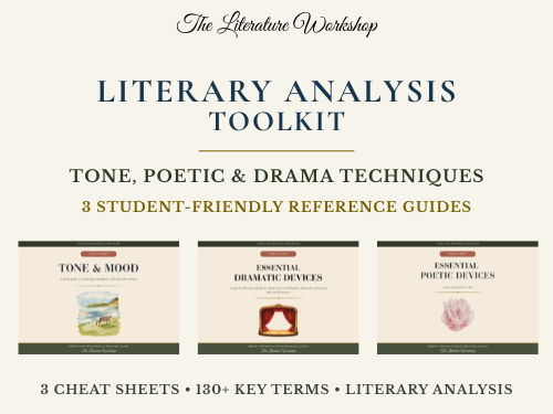 Tone, Poetic & Drama Techniques – Text Analysis Mini Bundle