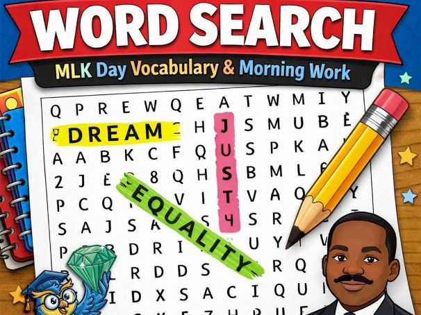 Martin Luther King Word Search