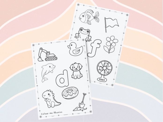 Phonics - Initial Sound Colouring Pages