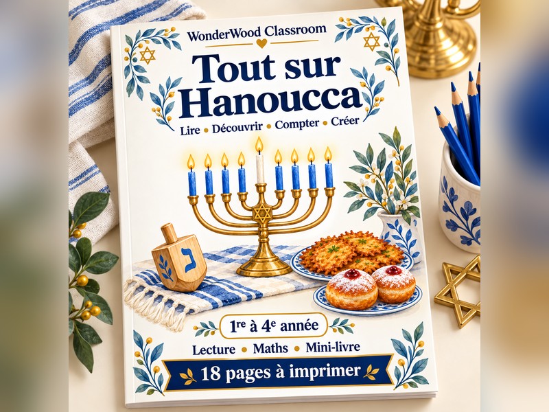 Tout sur Hanoucca - 1re à 4e année
