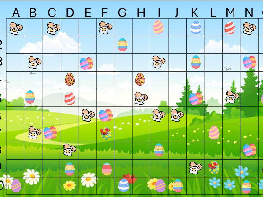 end of term fun - virtual Easter egg hunt